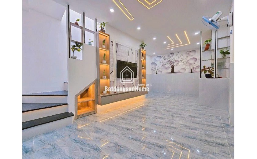 D1799 ⚡️ Giảm 210tr! sát Emart Phan Văn Trị, SHR, Nở hậu, 3.8x7m, 3.x tỷ